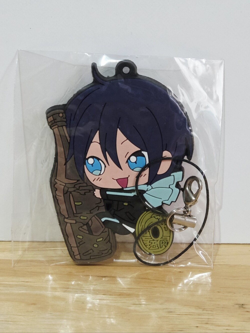 *3 for $30* Noragami Yato (Yaboku) Chibi Anime Character Rubber Strap Keychain